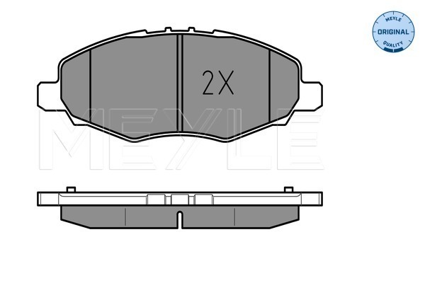 Placute frana MEYLE 0252452316/W