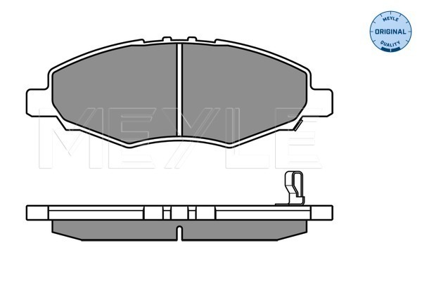 Placute frana MEYLE 0252452316/W