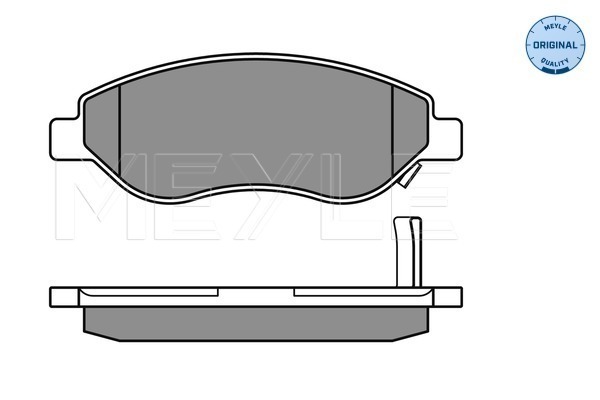 Placute frana MEYLE 0252455019/W