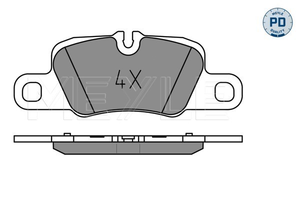 Placute frana MEYLE 025 245 5416/PD