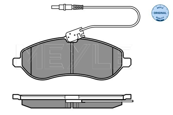 Placute frana MEYLE 0252459518/W