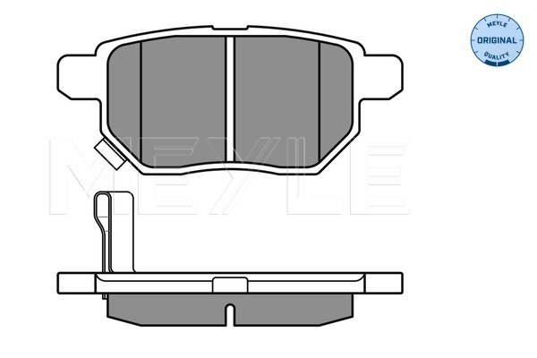 Placute frana MEYLE 0252461015/W