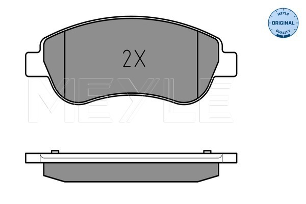 Placute frana MEYLE 0252463819/W