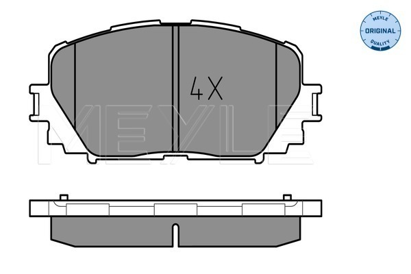 Placute frana MEYLE 0252470817
