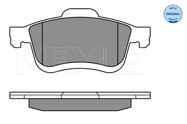 Placute frana MEYLE 0252472720/W
