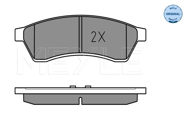 Placute frana MEYLE 0252474414/W