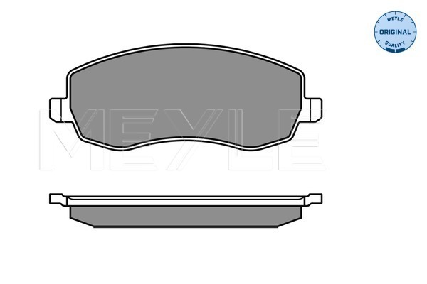 Placute frana MEYLE 0252483919/W