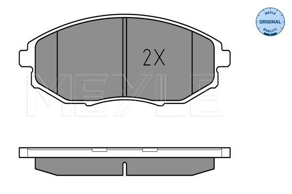 Placute frana MEYLE 0252486417/W