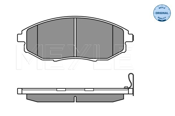 Placute frana MEYLE 0252486417/W