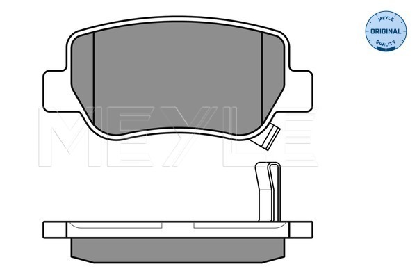 Placute frana MEYLE 0252488516/W