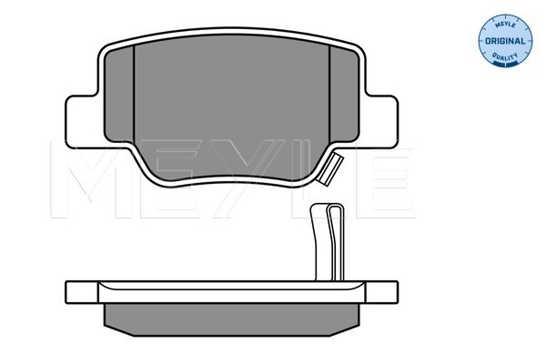 Placute frana MEYLE 0252492616/W