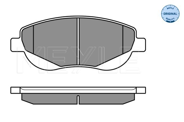 Placute frana MEYLE 0252494619/W
