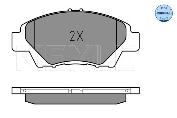 Placute frana MEYLE 0252497915/W