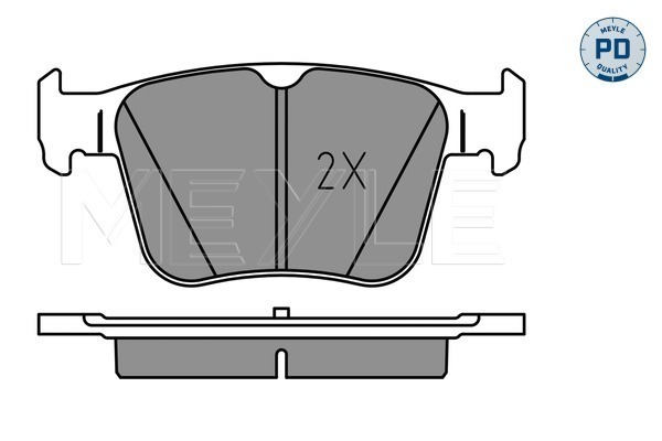 Placute frana MEYLE 0252500916/PD
