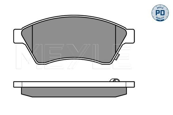 Placute frana MEYLE 0252503118/PD