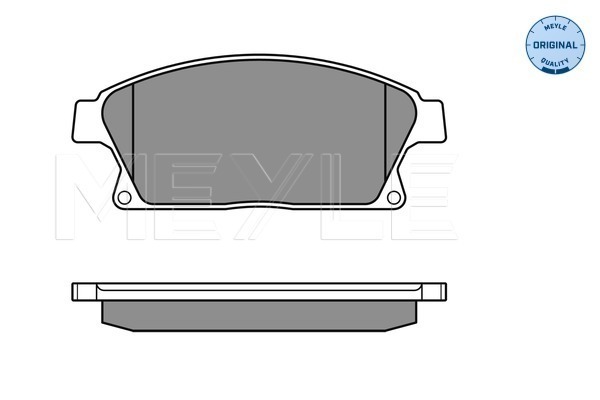 Placute frana MEYLE 0252503418/W