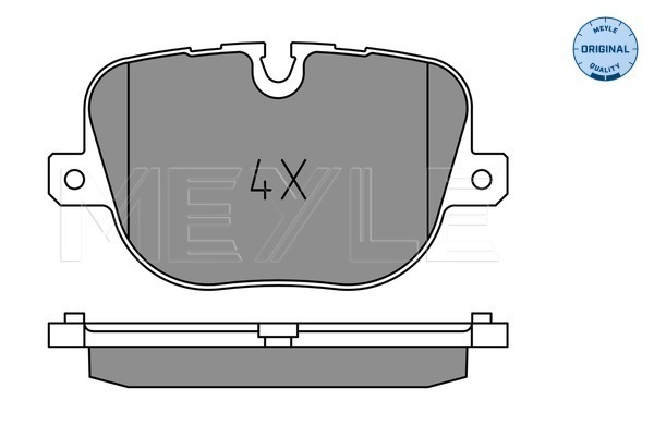 Placute frana MEYLE 025 250 8517