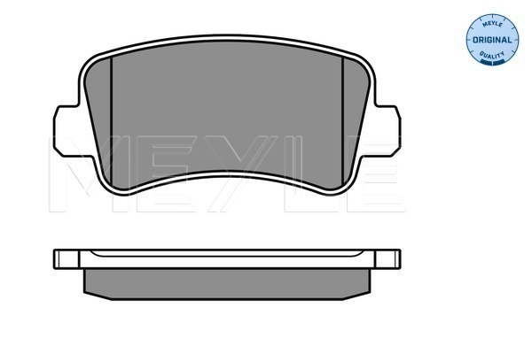 Placute frana MEYLE 0252511218/W