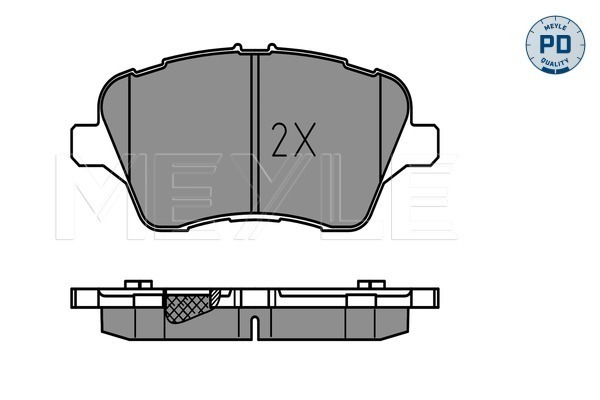 Placute frana MEYLE 025 251 3417/PD