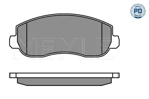 Placute frana MEYLE 0252514718/PD