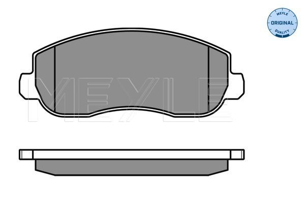 Placute frana MEYLE 0252514718/W