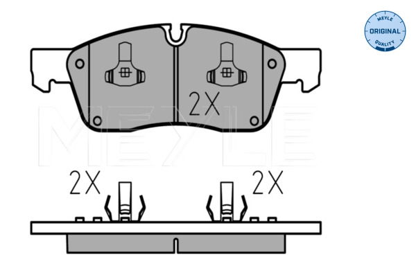 Placute frana MEYLE 0252519021