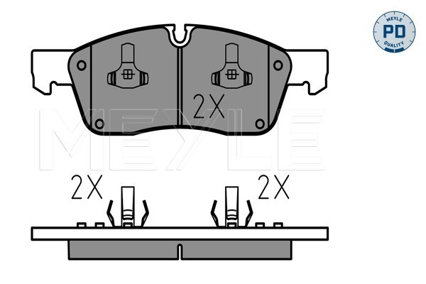 Placute frana MEYLE 0252519021/PD