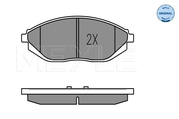 Placute frana MEYLE 0252526817/W
