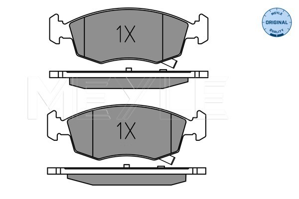 Placute frana MEYLE 0252532317