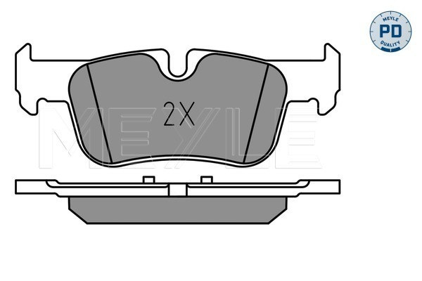 Placute frana MEYLE 0252533116/PD