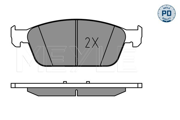 Placute frana MEYLE 0252555518/PD