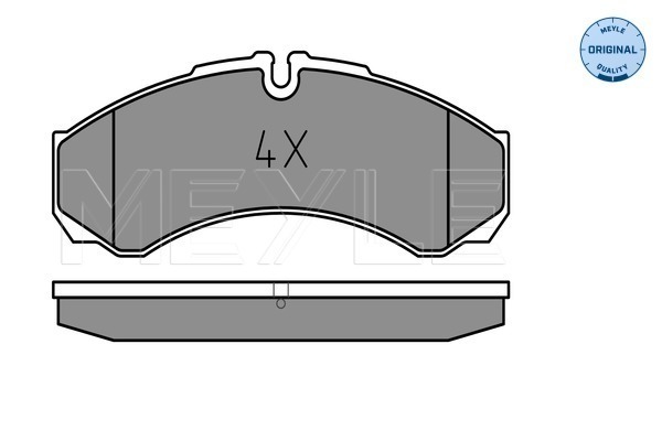 Placute frana MEYLE 025 291 2120