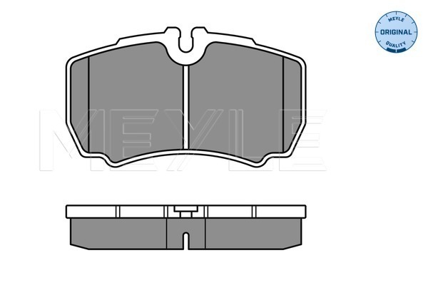 Placute frana MEYLE 0252912320