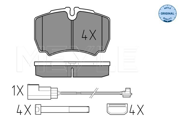 Placute frana MEYLE 0252912320/W