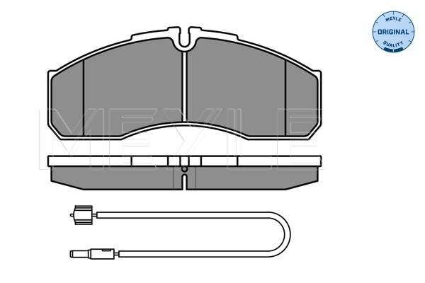 Placute frana MEYLE 0252916020/W
