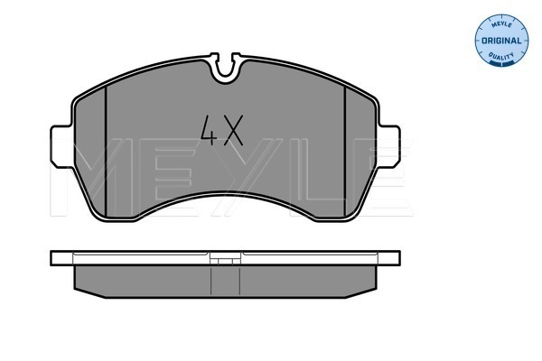 Placute frana MEYLE 025 292 0020