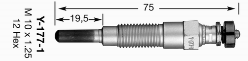 Bujie incandescenta NGK 95061