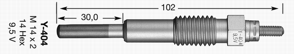 Bujie incandescenta NGK 5376