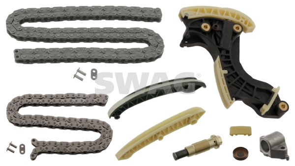 Kit lant de distributie MERCEDES-BENZ SLK (R171) 200 Kompressor (171.442)  benzina 163 cai SWAG 10944975