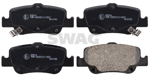 Placute frana SWAG 33 10 7531