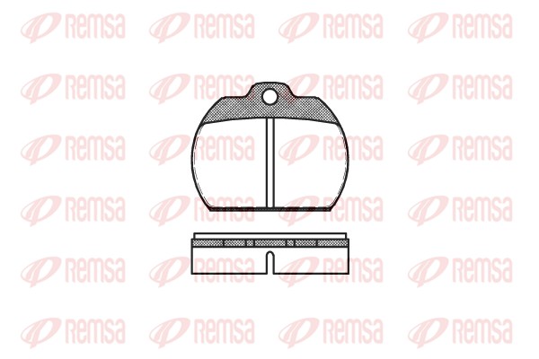 Placute frana REMSA 0082.00