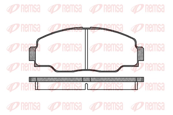 Placute frana REMSA 0308.00