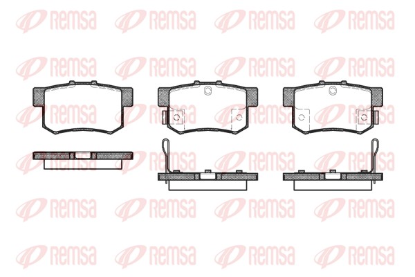 Placute frana REMSA 0325.32