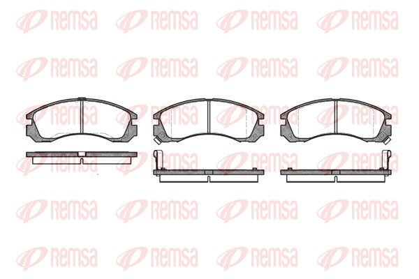 Placute frana REMSA 0354.02