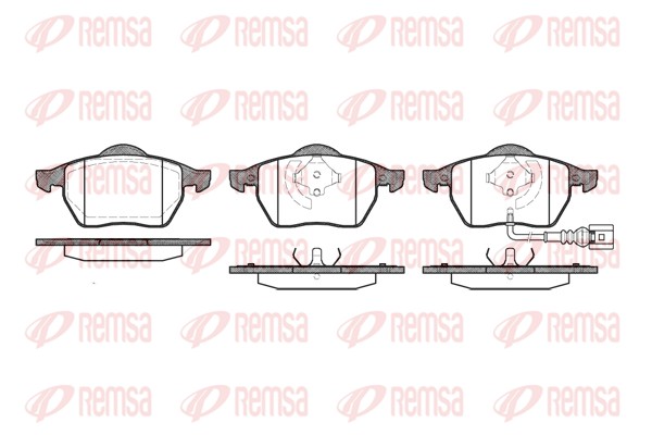 Placute frana REMSA 0390.41