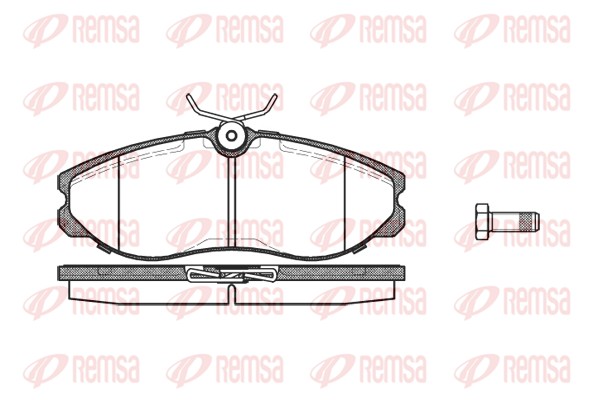 Placute frana REMSA 0462.00