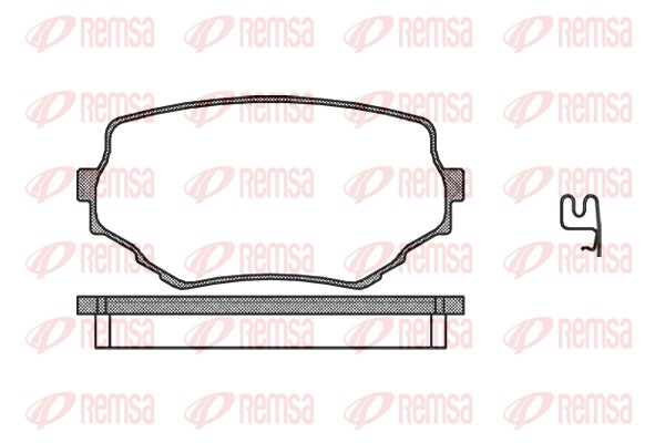 Placute frana REMSA 0594.02