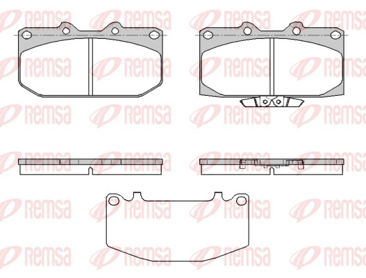 Placute frana REMSA 0599.32