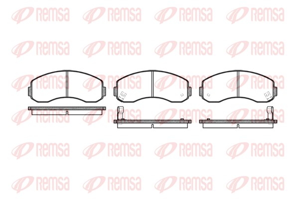 Placute frana REMSA 0619.02