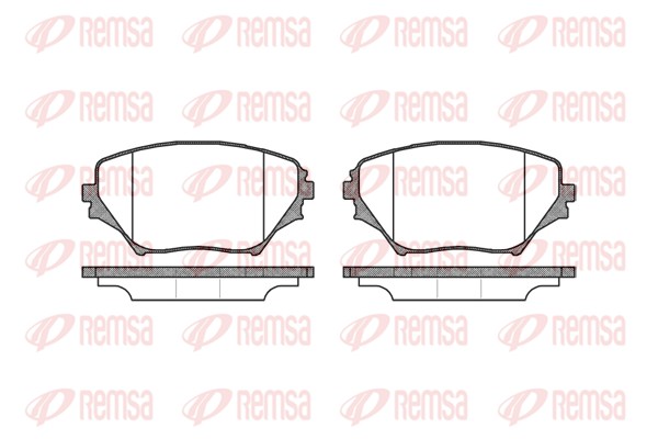 Placute frana REMSA 0813.00